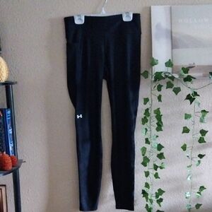 Women's Under Armour Heatgear Compression Black Leggings - Medium